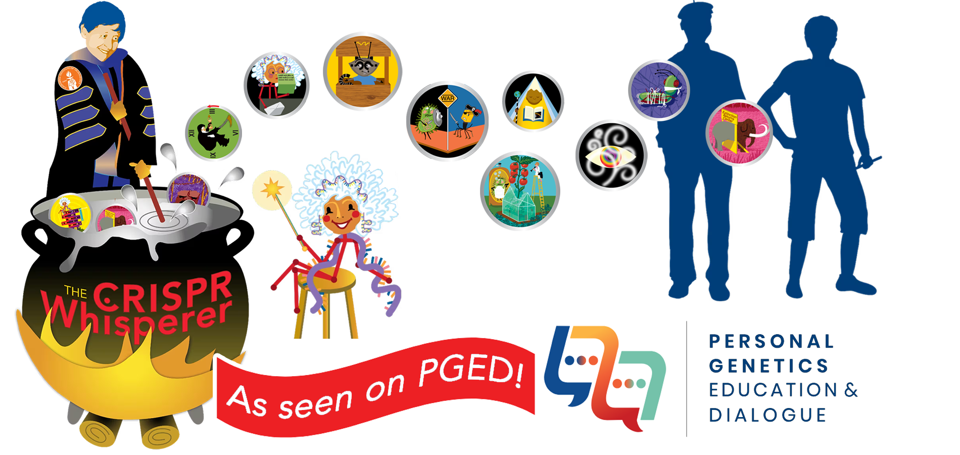 CRISPR Whisperer Dorothy Semeno Stirring the DNA pot Web combine logos 3 CRISPR Whisperer Dorothy Semeno Stirring the DNA pot